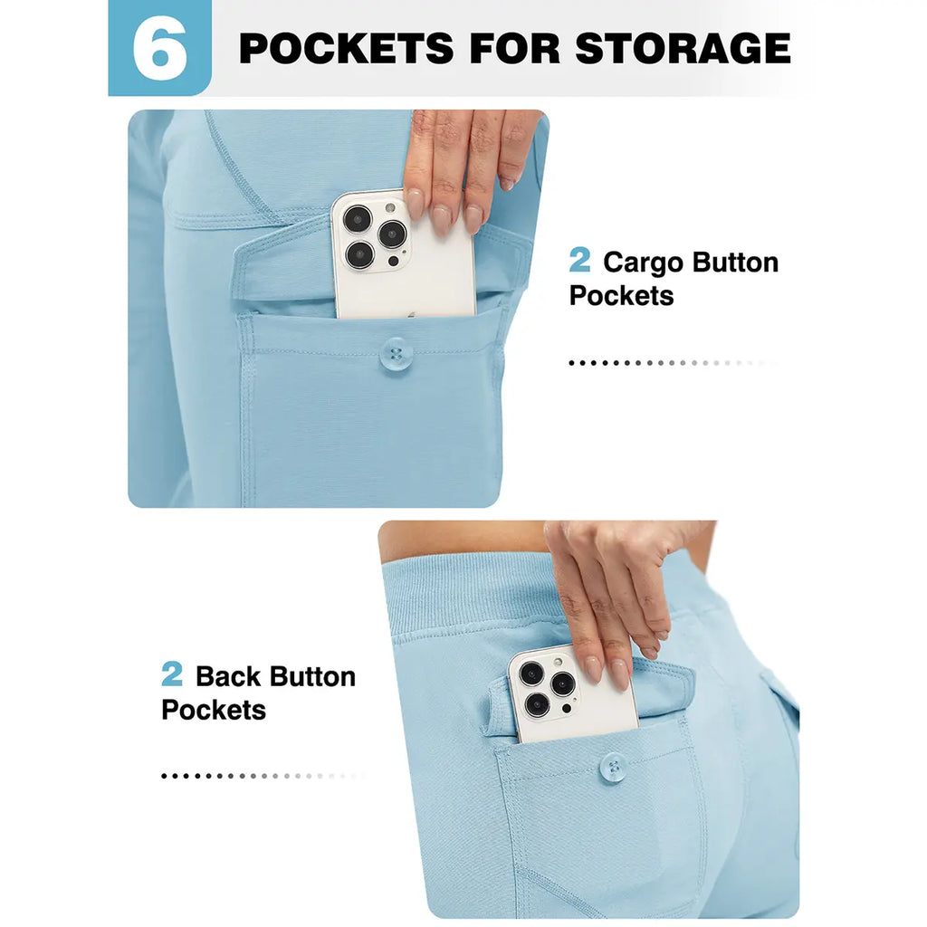 ✨✨Womens Lightweight Capris Hiking Pants 6 Pockets Quick Dry Cargo Outdoor Trip Loose Shorts COMFY  MOMS OVER 30