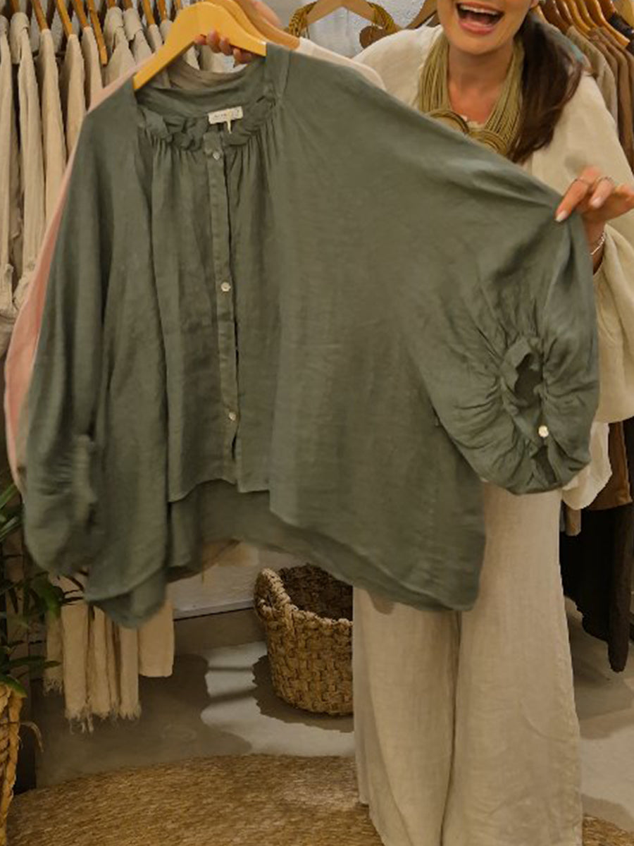 📦📦LAST DAY SAVE 49% ⏰Casual Loose Linen And Cotton Shirts