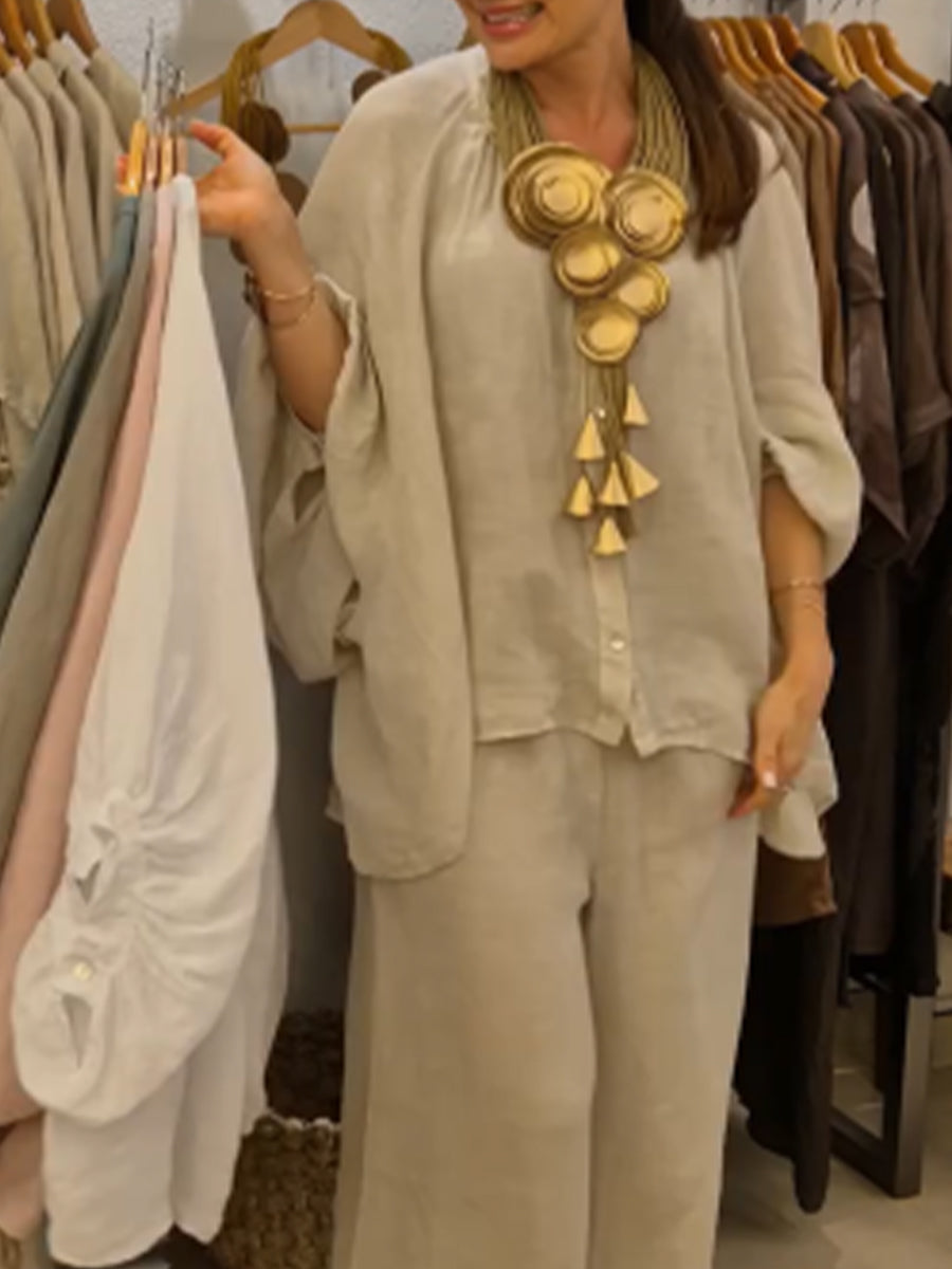 📦📦LAST DAY SAVE 49% ⏰Casual Loose Linen And Cotton Shirts