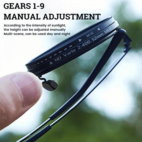 Adjustable Tint Rounded Polarized Lenses Retro Sunglasses